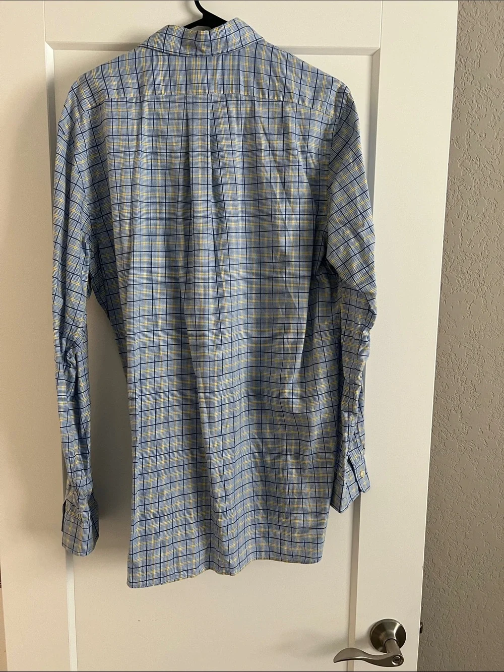 Polo by Ralph Lauren Light Blue and Yellow Plaid Button-Down Shirt